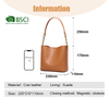 WOMENS MEDIUM SIZE CUTE BUCKET SHOULDER BAG