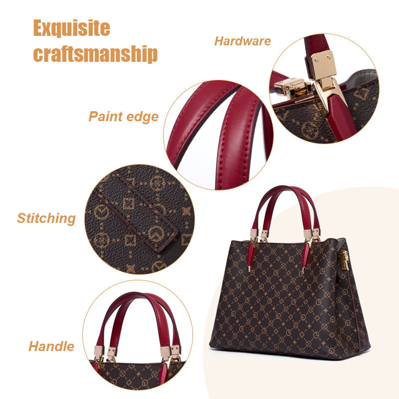  WOMEN PVC DOUBLE HANDLE SATCHEL BAGS AFFORDABLE LUXURY