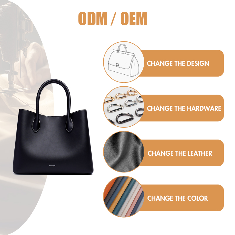 SMALL ELEGANT PREMIUM LEATHER SATCHEL FOR OFFICE LADY