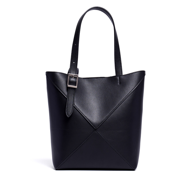 LADIES FASHION UNIQUE LONG GENUINE LEATHER SATCHEL BAG