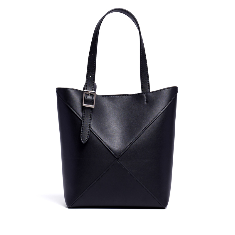 LADIES FASHION UNIQUE LONG GENUINE LEATHER SATCHEL BAG