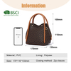 PVC MINI UNIQUE SATCHEL BAGS FOR WOMEN