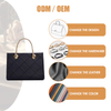 LARGE WOMENS BLACK LEATHER SATCHEL 