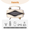 DOUBLE HANDLE SMALL FASHION SATCHEL BAGS FOR WOMEN