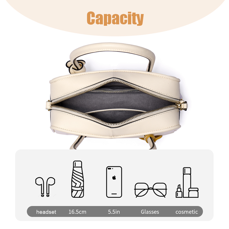 DOUBLE HANDLE SMALL FASHION SATCHEL BAGS FOR WOMEN
