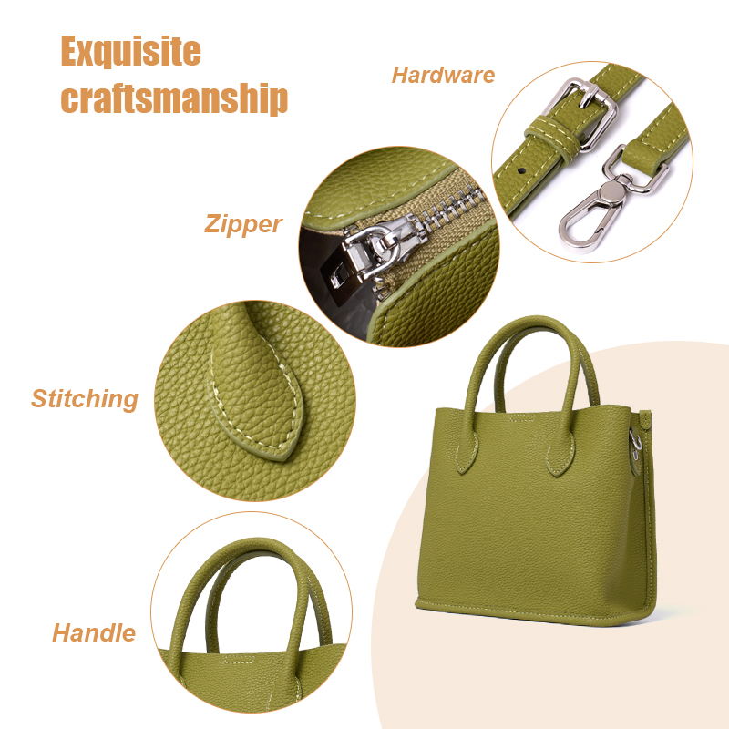 MINI CROSS-BODY LADIES CUTE GRAIN LEATHER SATCHEL 