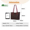 LARGE PVC SUMMER TOTE BAG FOR WOMENS DAILY