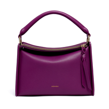 PERSONALIZED UNIQUE DESIGN PURPLE CUTE SATCHEL BAG FOR WOMEN
