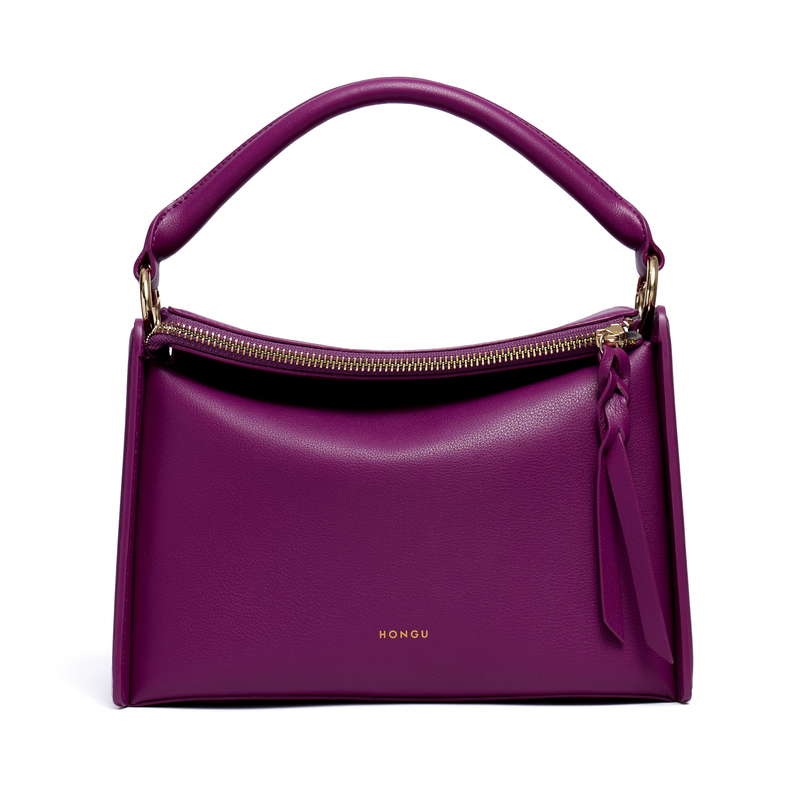 PERSONALIZED UNIQUE DESIGN PURPLE CUTE SATCHEL BAG FOR WOMEN