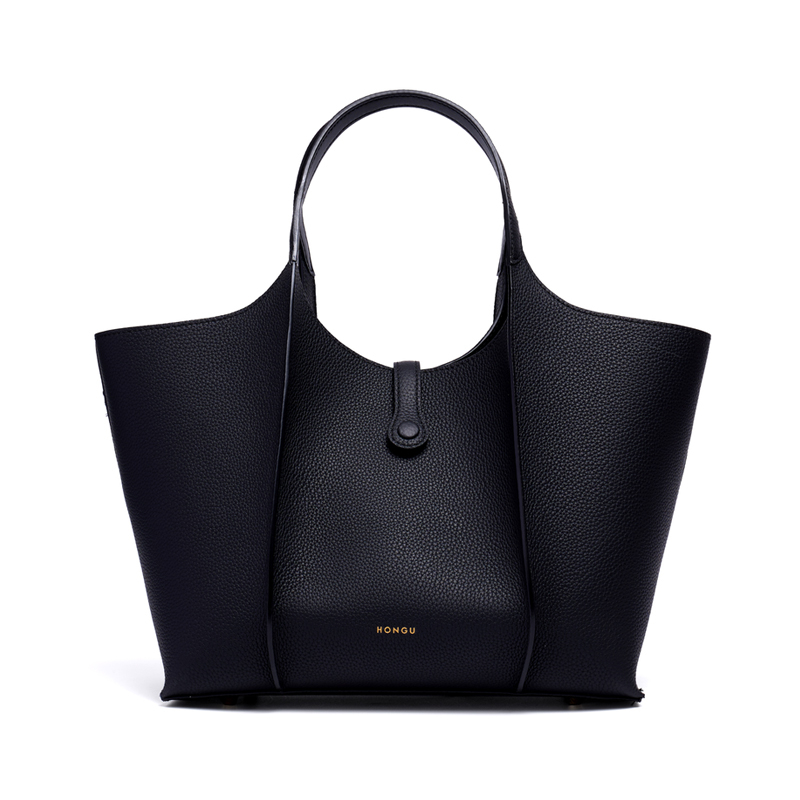 LARGE LEATHER TOTE BAGS WITH POCKETS FOR WOMEN