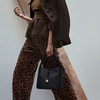 SOFE GENUINE LEATHER SHOULDER BAGS WITH WIDE STRAP