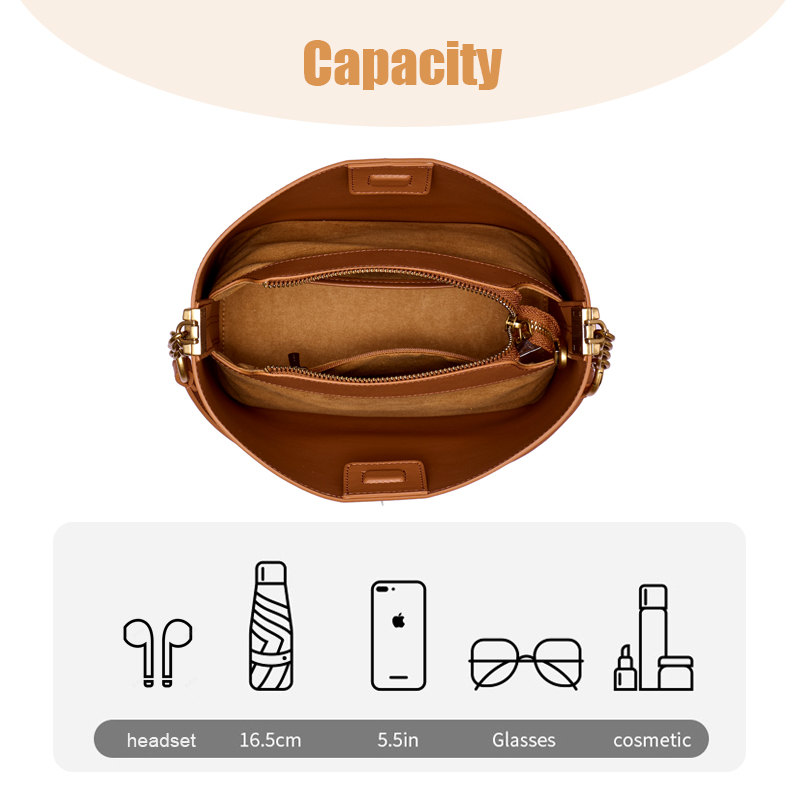 WOMENS MEDIUM SIZE CUTE BUCKET SHOULDER BAG