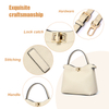 SUMMER WHITE LEATHER MINI CUTE CLUTCH FOR TEENAGES