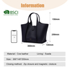 LARGE LEATHER TOTE BAGS WITH POCKETS FOR WOMEN