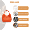 DOUBLE HANDLE MINI CUTE CLUTCH BAG FOR LADIES