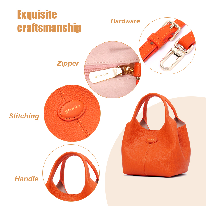 DOUBLE HANDLE MINI CUTE CLUTCH BAG FOR LADIES