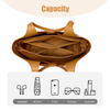 LARGE BROWN FASHION TOTE BAGS FOR WOMEN
