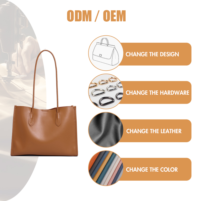  LARGE CASUAL FASAHION LEATHER TOTE BAG FOR LADY