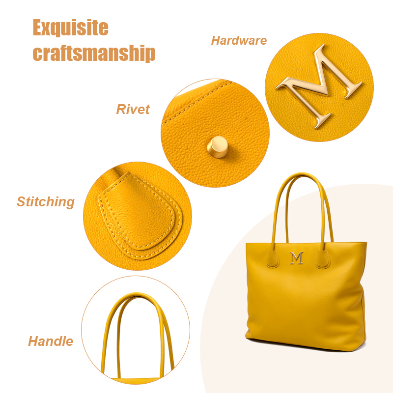 FASHION BIG SIZE GRAIN LEATHER TOTE BAGS FOR WOMEN 