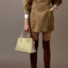 MEDIUM FEMALE FASHION LEATHER LUXURY SATCHEL BAGS 