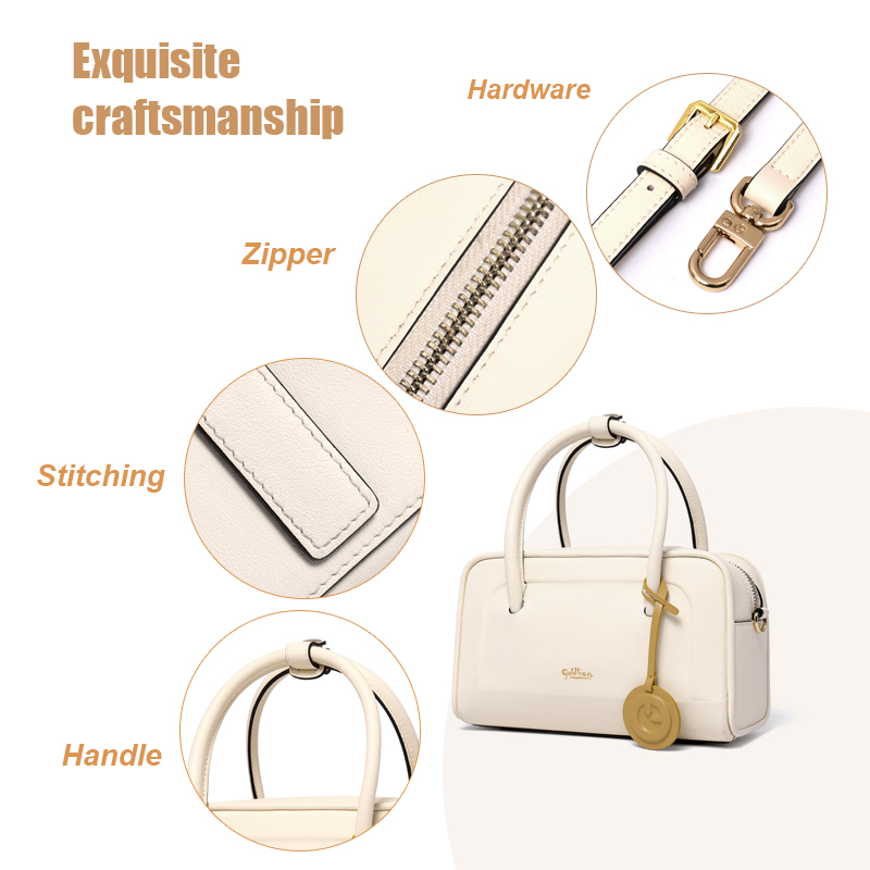 DOUBLE HANDLE SMALL FASHION SATCHEL BAGS FOR WOMEN
