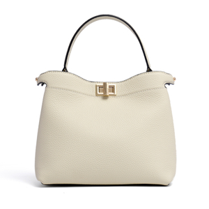 SUMMER WHITE LEATHER MINI CUTE CLUTCH FOR TEENAGES