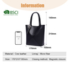 LADIES FASHION UNIQUE LONG GENUINE LEATHER SATCHEL BAG
