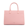 LADIES PINK BIG FASHION LEATHER CROSS-BODY SATCHEL