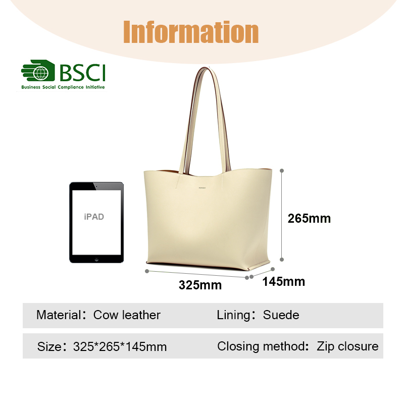 PREMIUM LEATHER TRAVEL TOTE BAG WITH BIG CAPACITY