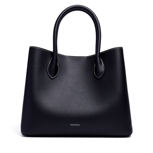 SMALL ELEGANT PREMIUM LEATHER SATCHEL FOR OFFICE LADY