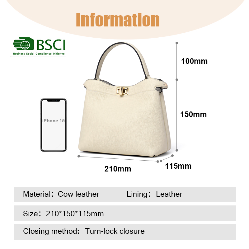 SUMMER WHITE LEATHER MINI CUTE CLUTCH FOR TEENAGES