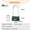 SMALL FASHION DARK GREEN LEATHER CROSS-BODY BAG FOR LADY