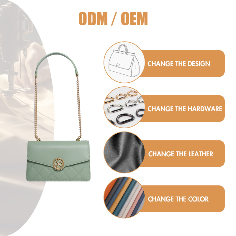 WOMEN MEDIUM LUXURY LEATHER CROSS-BODY SHOULDER BAG
