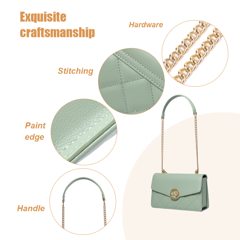 WOMEN MEDIUM LUXURY LEATHER CROSS-BODY SHOULDER BAG