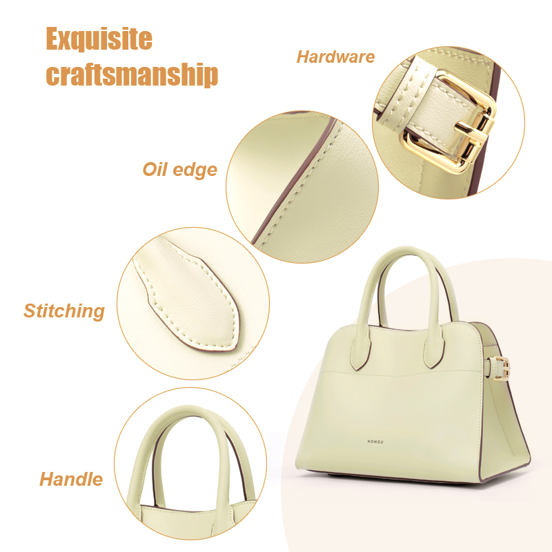 MEDIUM FEMALE FASHION LEATHER LUXURY SATCHEL BAGS 