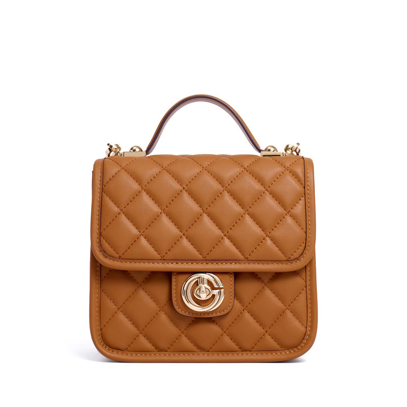 PREMIUM BROWN LEATHER CUTE MESSENGER CROSS BODY BAGS FOR WOMEN