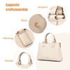 WOMENS LUXURY LEATHER SATCHEL FOR FORMAL OCCASION