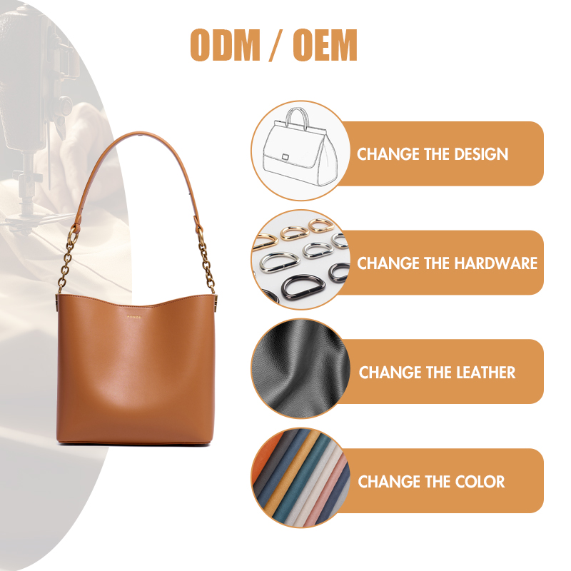 WOMENS MEDIUM SIZE CUTE BUCKET SHOULDER BAG