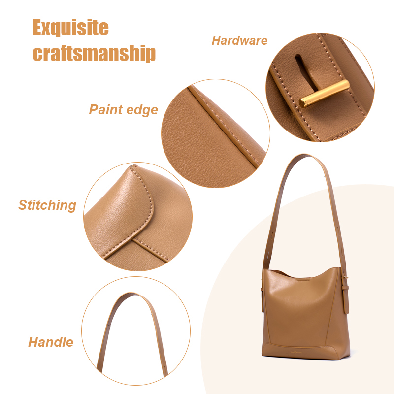 LONG GITA STRAP PREMIUM GENUINE CUTE AND UNIQUE LEATHER SHOULDER BAG FOR LADY