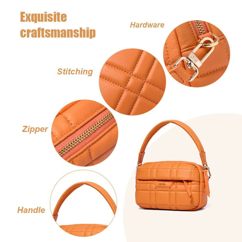 SOFT CUTE LEATHER CLUTCH BAGS WITH SHOULDER STRAP FOR LADY 