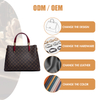  WOMEN PVC DOUBLE HANDLE SATCHEL BAGS AFFORDABLE LUXURY