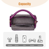 PERSONALIZED UNIQUE DESIGN PURPLE CUTE SATCHEL BAG FOR WOMEN