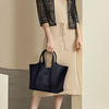 LARGE LEATHER TOTE BAGS WITH POCKETS FOR WOMEN