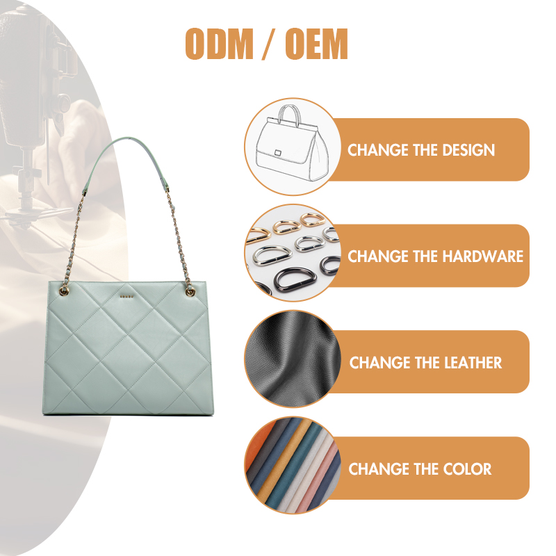 BIG FORMAL LUXURY LEATHER TOTE BAG FOR TEACHER AND BUSINESS