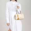 DOUBLE HANDLE SMALL FASHION SATCHEL BAGS FOR WOMEN