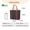 LONG PVC SATCHEL BAG WITH EXTRA LARGE SIZE OEM&ODM ACCEPTED