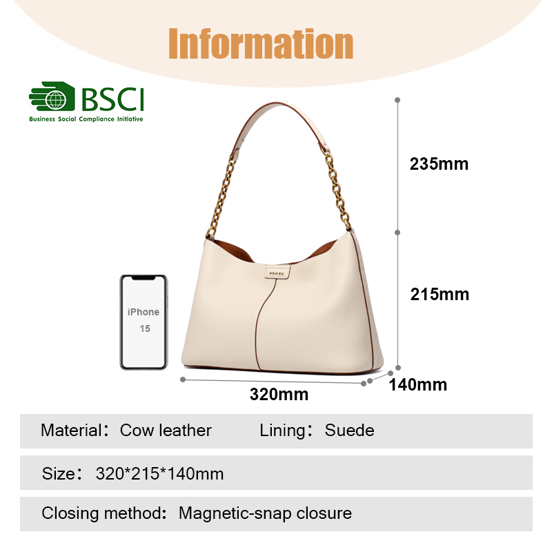  MEDIUM WOMENS SUMMER PREMIUM LEATHER CLASSIC SHOULDER BAGS