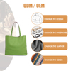 WOMENS FASHION LARGE GRAIN EATHER TOTE BAGS WITH OPEN TOP