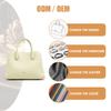 MEDIUM FEMALE FASHION LEATHER LUXURY SATCHEL BAGS 