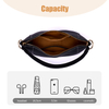 SINGLE STRAP GENUINE LEATHER TOTE BAG WITH ZIP CLOSURE